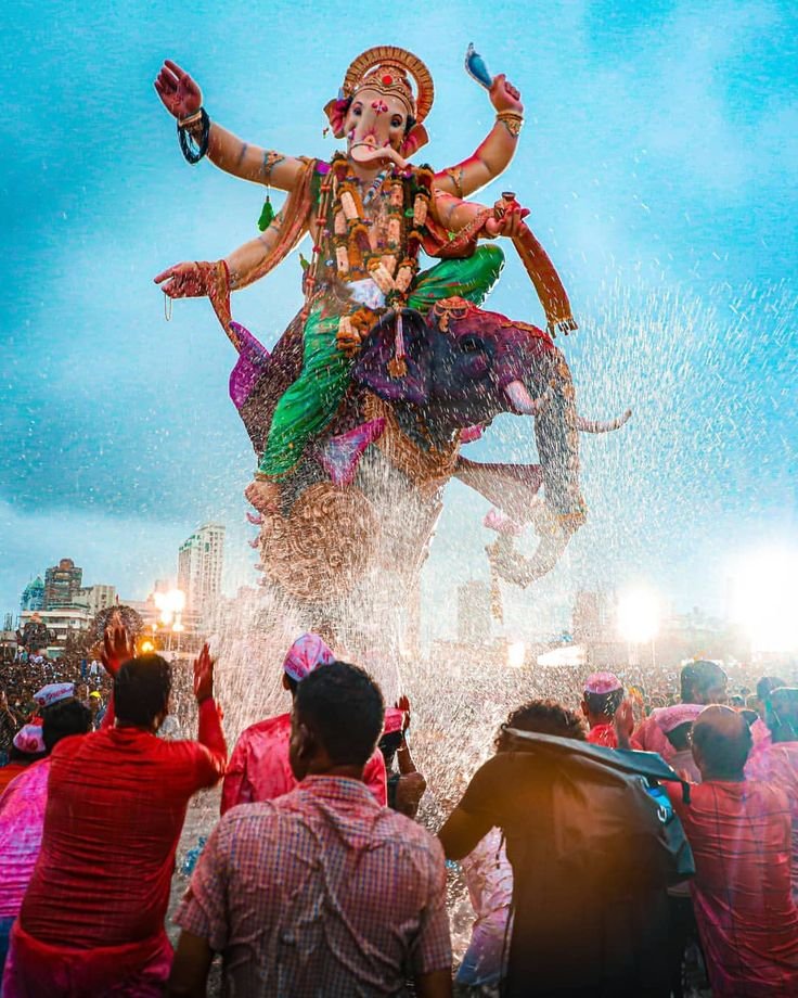 ganpati bappa visarjan quotes in marathi
