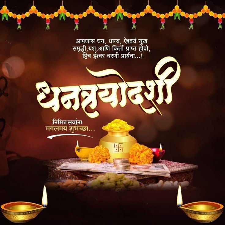 happy dhanteras wishes in marathi 2