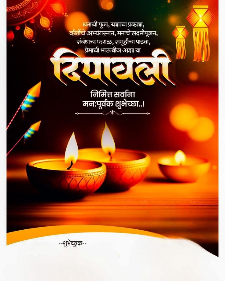 happy diwali wishes in marathi